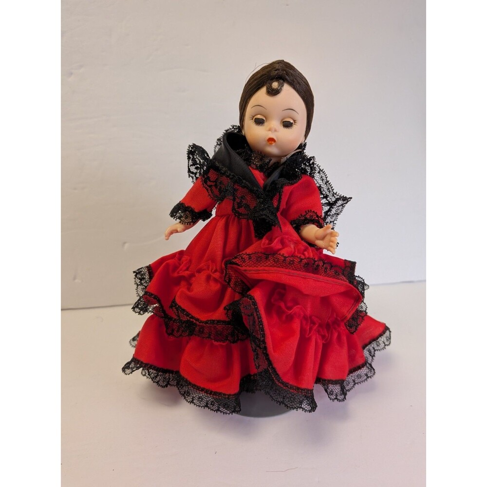 Vtg Madame Alexander 7.5" International Series Spain Doll With Stand - Picture 3 of 12